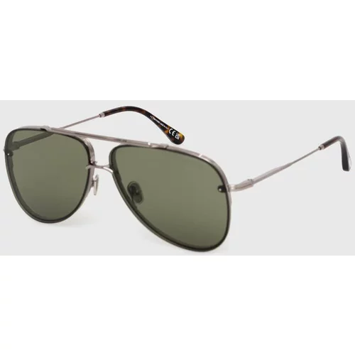 Tom Ford Sunčane naočale za muškarce, boja: srebrna, FT1071_6214N