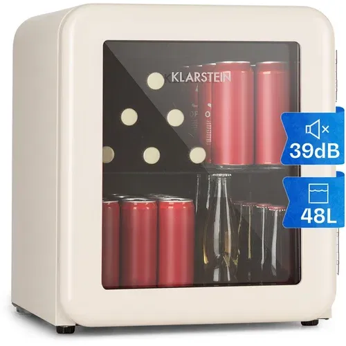 Klarstein Hladilnik za pijačo, PopLife 48, hladilnik, 0-10°C, retro dizajn