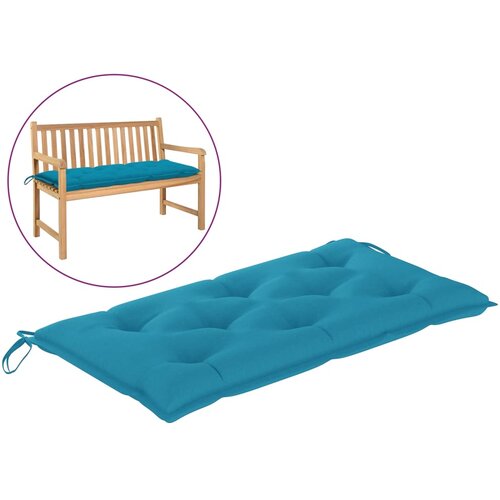 vidaXL Jastuk za vrtnu klupu svjetloplavi 100 x 50 x 7 cm od tkanine Cijene