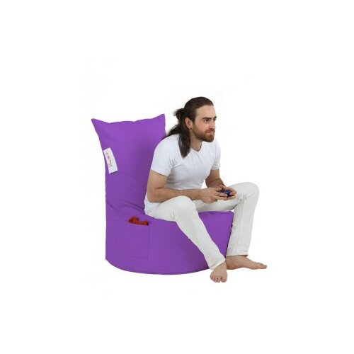 Atelier Del Sofa Vijolična vrtna sedežna vreča Balina &amp;ndash; Slike