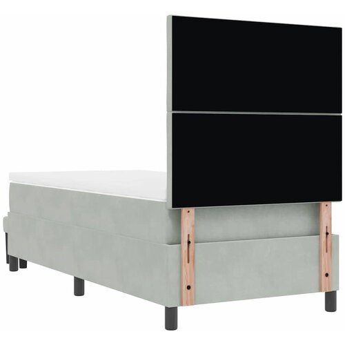  Krevet s opruga kutije Svijetlo siva 200 x 90 cm Bar&amp;scaron;un Slike