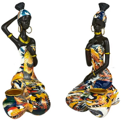 Signes Grimalt Kipci in figurice Slika Afriška Ženska 2 Uni. Večbarvna