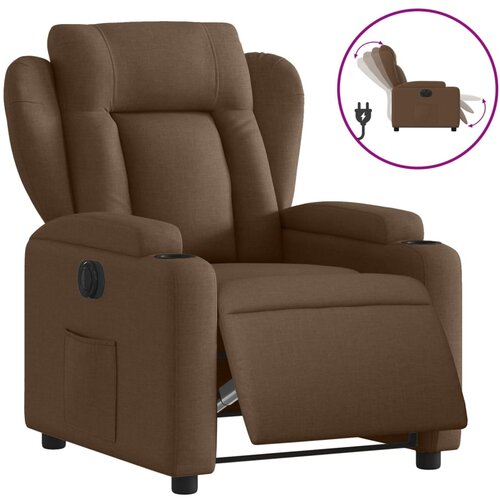 Maison Chic Električni naslanjač - Relax naslanjač rjavo blago, (22061333) Cene