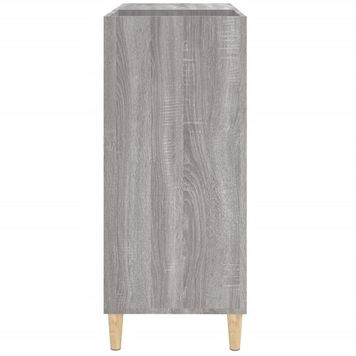  Ormarić za ploče boja hrasta 84,5x38x89 cm konstruirano drvo Siva Slike