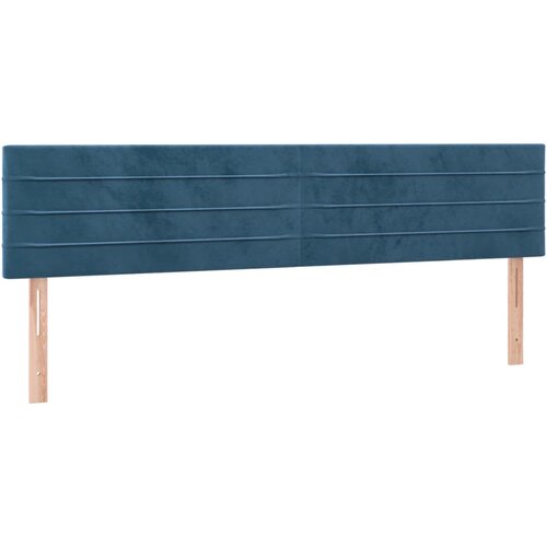 Maison Chic Posteljno vzglavje - Vzglavna omarica 2 kosa temno modro 80x5x78/88 cm žamet, (22077668) Cene