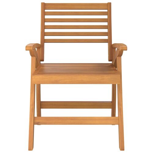  Vrtne stolice 2 kom 58 x 58 x 87 cm od masivnog bagremovog drva Slike