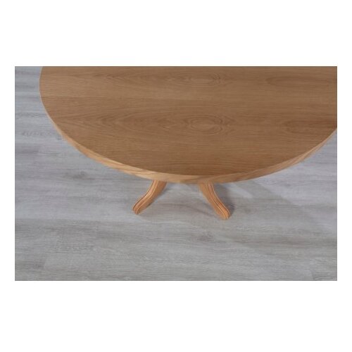 Hanah home Trpezarijski sto i stolice Albero140, 120 cm, 4 stolice, Smeđa Slike