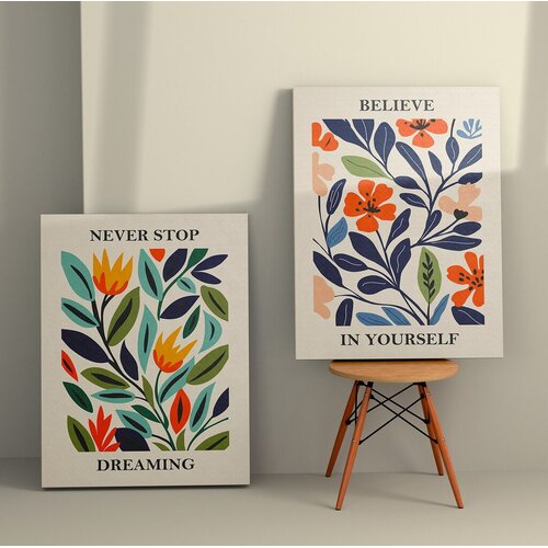 Wallity Zidna dekoracija 2KNV4331, 70 x 100cm, 2 komada Cijene