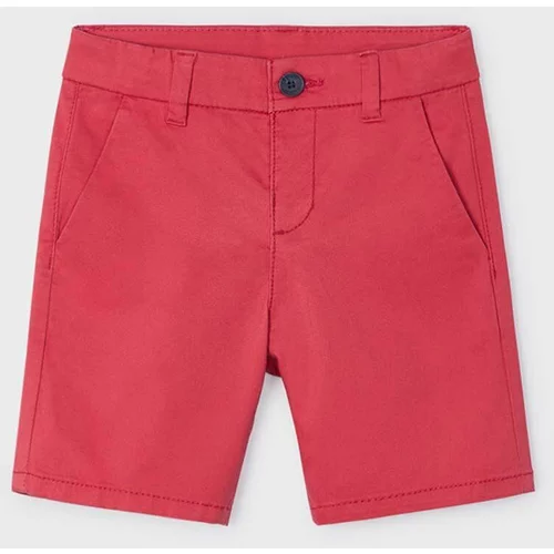 Mayoral Dječje kratke hlače boja: crvena
