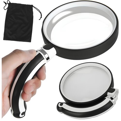 IZMAEL Sklopiva lupa TS-40953 - Crna / Bijela / 9cm Slike