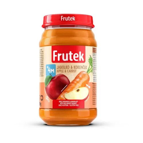 Frutek kašica mrkva i jabuka 190g Cijene