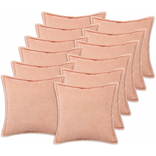  Presvlaka za jastuk 12 pcs HOUTEN Ružičasta 50 x 50 cm Bouclé Cene