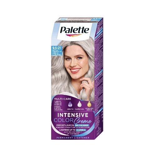 Schwarzkopf Farba za kosu 9.5-21 Palette Icc, Blistava srebrno- plava Slike