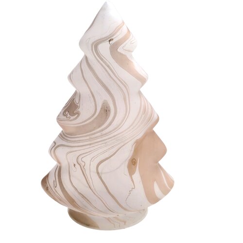 Tognana Staklena LED jelka Christmas Dripping, 19 cm, Bež Cene