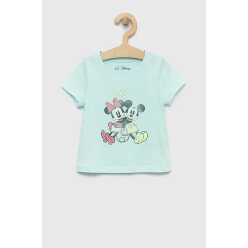 GAP Dječja pamučna majica kratkih rukava x Disney