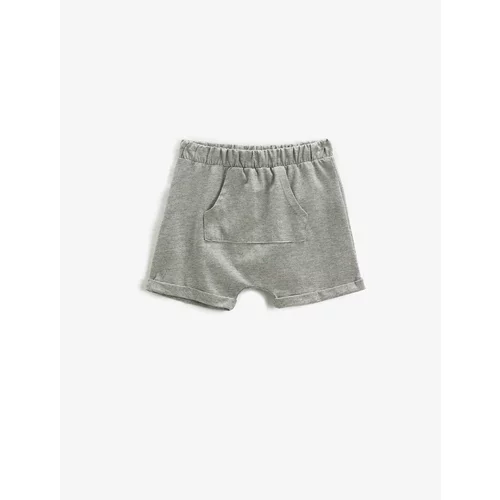 Koton Shorts - Gray - Normal Waist