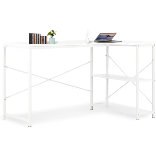  Računalniška miza bela 120x72x70 cm