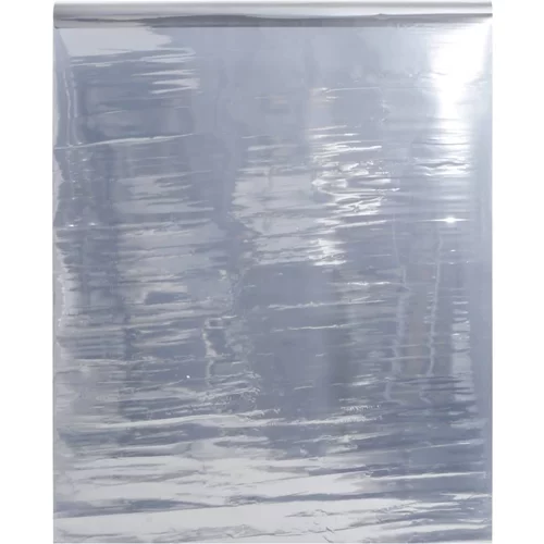 vidaXL Folija za okna z odsevnim učinkom srebrna 60x1000 cm PVC