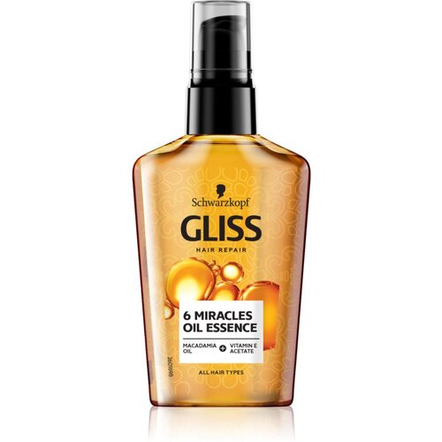 Schwarzkopf Gliss Oil Nutritive intenzivna oljna nega 6 v 1 za suhe lase 75 ml Slike