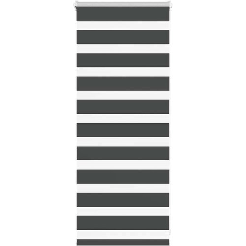 vidaXL Zavjesa zebra crna 60x100 cm širina tkanine 55,9 cm poliester Cene