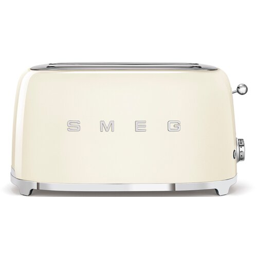 Smeg TSF02CREU 2-Schlitz-Toaster Lang 50&amp;#039;s Retro Style, Creme Slike