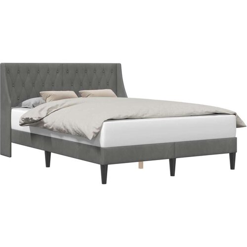  Okvir za krevet Tamno siva 160 x 200 cm Bar&amp;scaron;un - Tamno siva 160 x 200 cm Slike