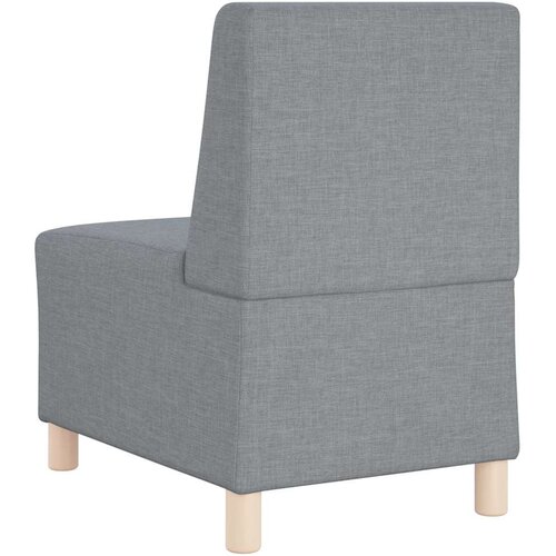  Modularna sofa bez naslona 3 pcs Svijetlo siva 55 x 74 x 82 cm Slike