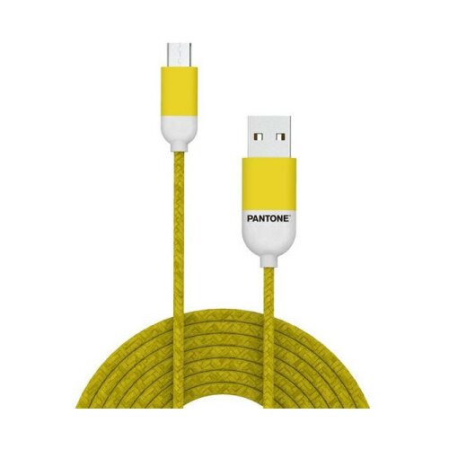 Pantone micro USB kabl u žutoj boji ( PT-MC001-5Y ) Slike