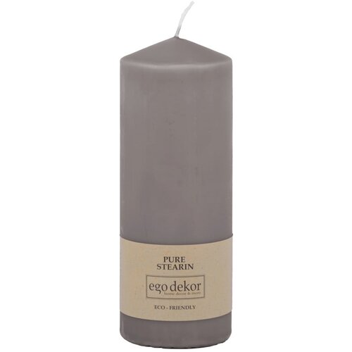 Eco candles by Ego dekor Siva sveča Top, čas gorenja 50 h Cene
