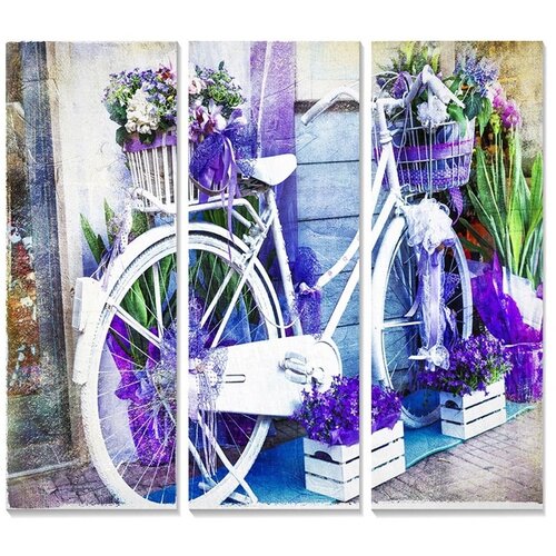 Wallity Slike u setu od 3 kom 20x50 cm Lavender - Slike