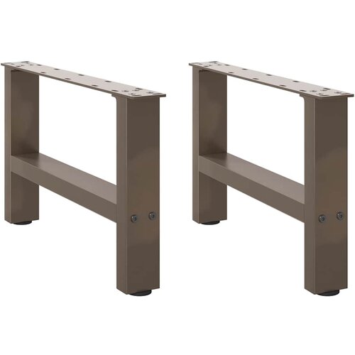 VidaXL noge kavne mizice naravno jeklo 2 kosa 50x(30-31) cm jeklo, (21828310) Slike