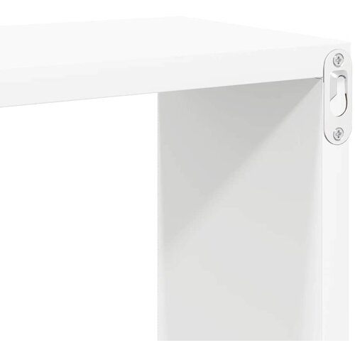  Kockaste zidne police 6 kom bijele 30 x 15 x 30 cm Slike