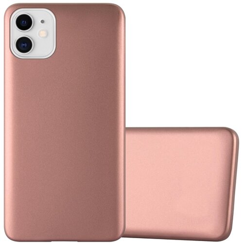 Cadorabo Case, združljiv z Apple v kovinskem rosă ‰ Gold - zaščitni pokrov iz fleksibilnega silikona TPU, (20590768) Cene