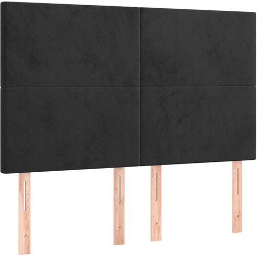  Uzglavlje Crno 144x5x118/128 cm Bar&amp;scaron;unasto Slike