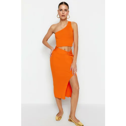 Trendyol Two-Piece Set - Orange - Slim fit