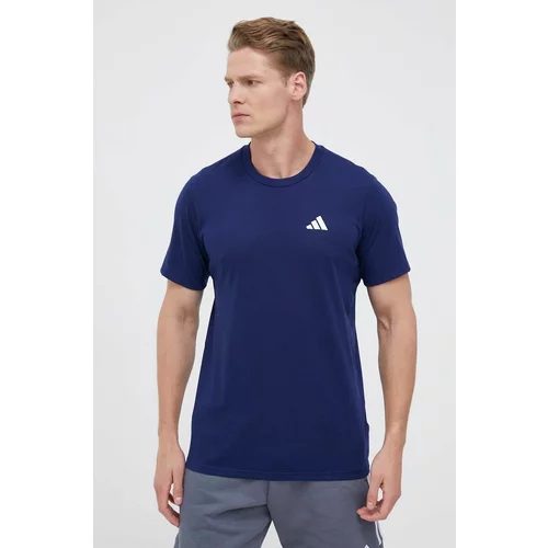Adidas Kratka majica za vadbo Train Essentials Feelready mornarsko modra barva