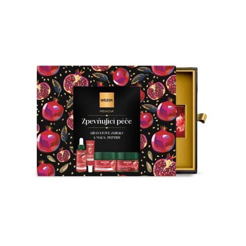 Weleda Pomegranate Firming Care Set dnevna krema za kožu Pomegranate Firming Day Cream 40 ml + noćna krema za kožu Pomegranate Firming Night Cream 40 ml + krema za područje oko očiju Pomegranate Firming Eye Cream 12 ml + serum za kožu Nar Firming serum za lice 30 ml za žene Slike