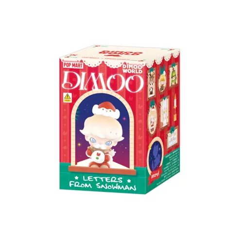 Pop Mart figurica Dimoo Letters From Snowman Series Blind Box Cene