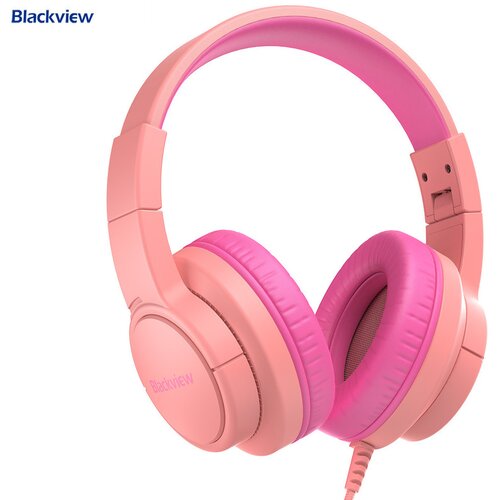Blackview Slu&scaron;alke FITBUDS K1 otro&scaron;ke naglavne slu&scaron;alke, nastavljive, zložljive, klicanje, mikrofon, 2 načina, +adapter USB-C, roza (Rosy Pink), (5000123792) Cene