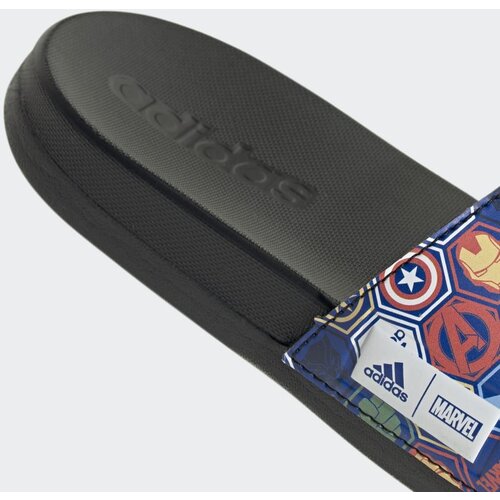 Adidas Natikače 'ADILETTE COMFORT AVENGERS' plava / žuta / narančasta / bijela Cene