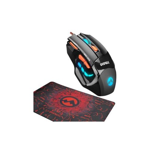  Miš i podloga gaming Everest SGM-X7 USB black 7200dpi Cijene