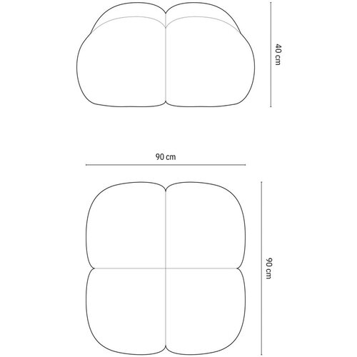 Cosmopolitan Design Zelen žameten tabure Loretto &amp;ndash; Slike