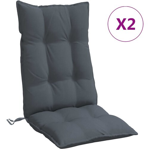 vidaXL Blazine za stole 2 kosa antracit oxford tkanina, (21088354) Cene