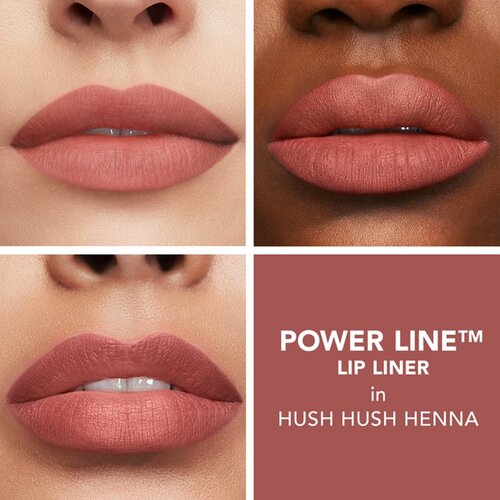 Buxom POWER LINE&amp;trade; PLUMPING LIP LINER kremasti svinčnik za ustnice z učinkom povečanja odtenek Hush Hush Henna 0,3 g Slike