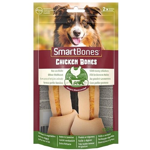 SmartBones poslastica za pse Chicken Medium 2 komada, 158 g Slike