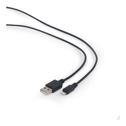  USB 2,0 kabal sync and charging iPhone, black, 2m, GEMBIRD CC-USB2-AMLM-2M Cene