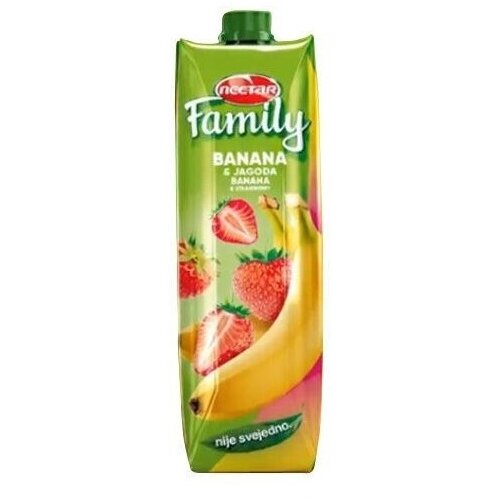 Nectar Voćni sok Family banana i jagoda 1l Slike