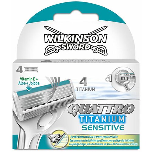 Wilkinson ulosci Quattro Titanium Sensitive 4 komada Cene