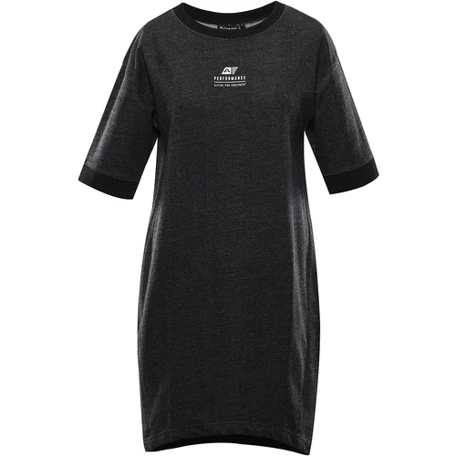 Alpine pro Women's cotton dress LIAWA black