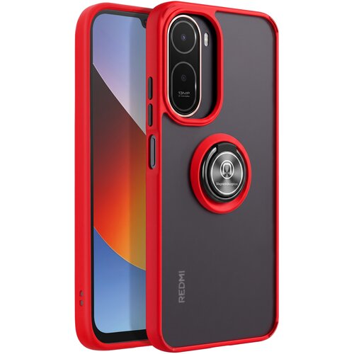 AVIZAR Ovitek z Obročem za Xiaomi Redmi A7 Pro z Magnetnim Obročem, Rdeča, (5000274857) Cene